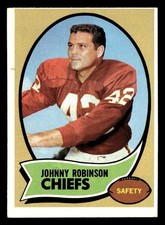1970 Topps Johnny Robinson #129 EX Kansas City Chiefs