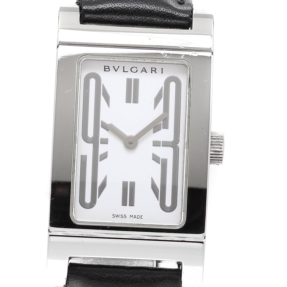 BVLGARI Rettangolo RT39S white Dial Quartz Ladies Watch_917289