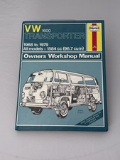 Haynes Manual VW Transporter 1600 Owners Workshop 1968 - 1972 T2 camper