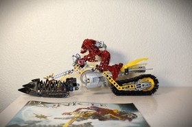 LEGO Bionicle 8992 Cendox V1 &ndash; Incomplete, Missing Steering Piece, Box & Manual
