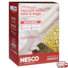Vacuum Seal Bag & Roll Variety Pack Pre-Cut Heavy Duty Food Storage Bags New