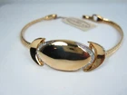 D'Orlan Gold Plated Bracelet with Swarovski Crystals - 7 1/2" Length - 8924