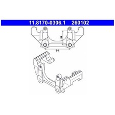 Bremssattel-Halter vorne für Seat Leon 1M1 Toledo 2 1M2 | 248620