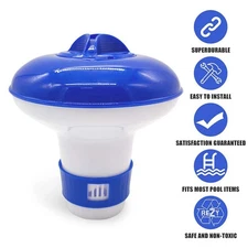 In The Swim Floating Chlorine or Bromine Chemical Dispenser for Pools or Spas