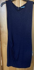 Alice and Olivia navy party dress Medium