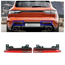 L&R Rear Bumper Backup Fog Light Reflector for Porsche Macan (95B.3) 2022-2024