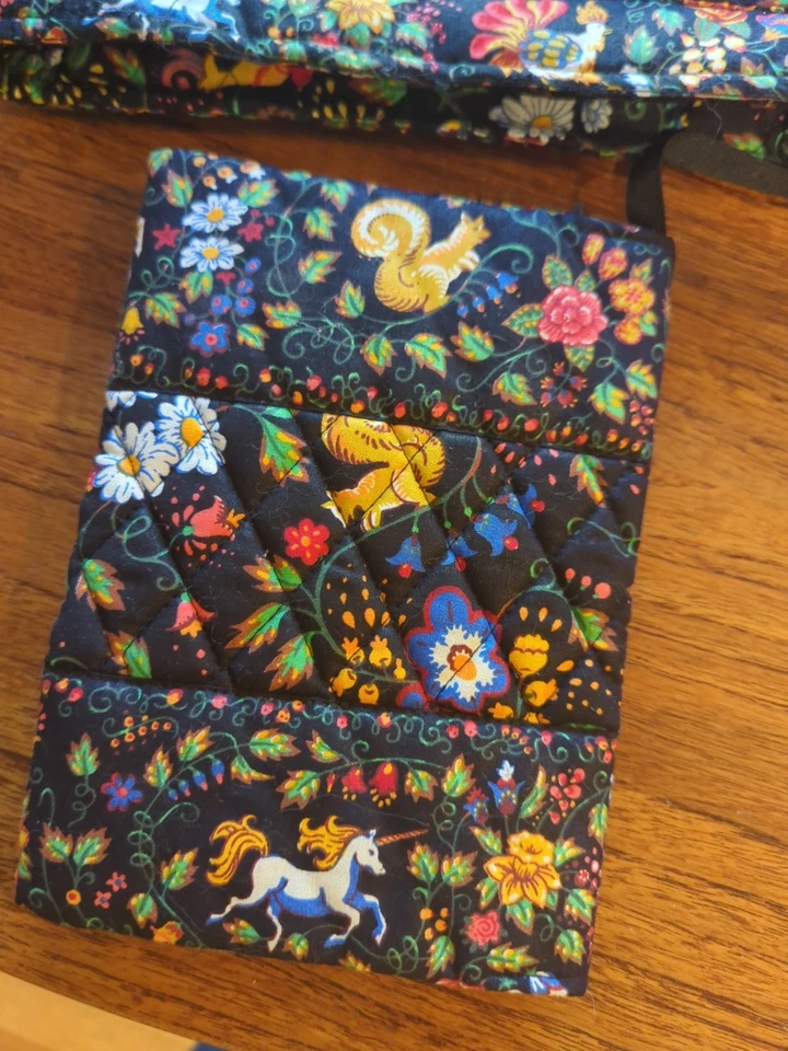 Vtg Vera Bradley Tavern on the Green Crossbody Purse Bag Book Cover Bible - Image 3 of 4