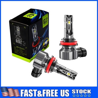 H8/H11/H9 LED Headlight Super Bright Bulbs Kit White 6500K 36000LM High-Low Beam