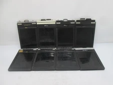 Mixed Lot of 8 Fidelity & Lisco Graphic 4X5 Cut Graphic Film Holders