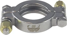 HFS(R) 1.5" Sanitary Clamp High Pressure Tri Clamp Clover Stainless Steel 304