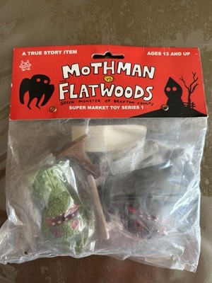 DAVID HORVATH Mothman vs. the Flatwoods Green Monster SUPER MARKET TOY SERIES 1