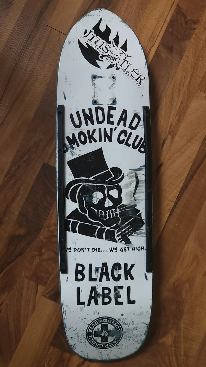 スケートボード 80s90s Undead Smoking Club BLACK LABEL Black Label