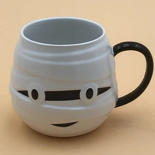 Halloween Mummy Mug Kirkland’s Home Black and White Lg 24 fl. oz Coffee Cup