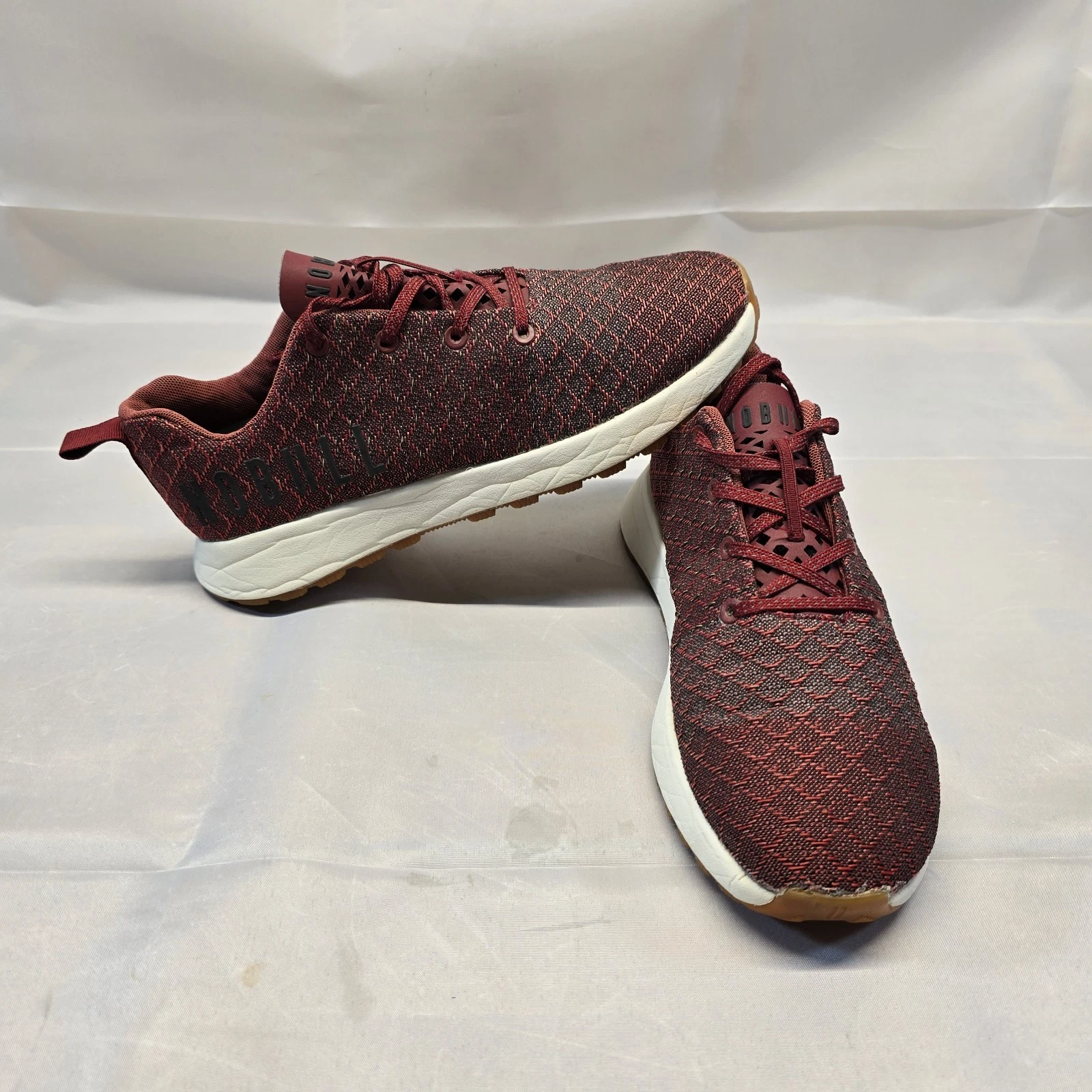 Nobull Men's Matryx Trail Runner Shoes Crimson Red Maroon Size Mens 6 Women 7.5