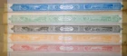 USA 1864 Revenue Tax Paid Stripsx5 $3-$40 Per 1000 Cigars Springer # TC10-18
