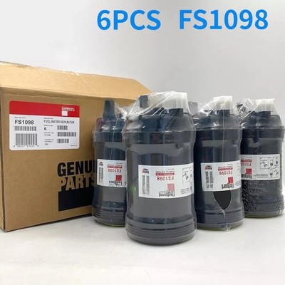 6Pcs FS1098 Fleetguard Fuel water Separator Filter Cummins 5319680 Freightliner
