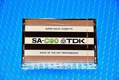 TDK  SA   90  VS.  XIII   1975-77   TYPE II    BLANK CASSETTE TAPE  (1) (SEALED)