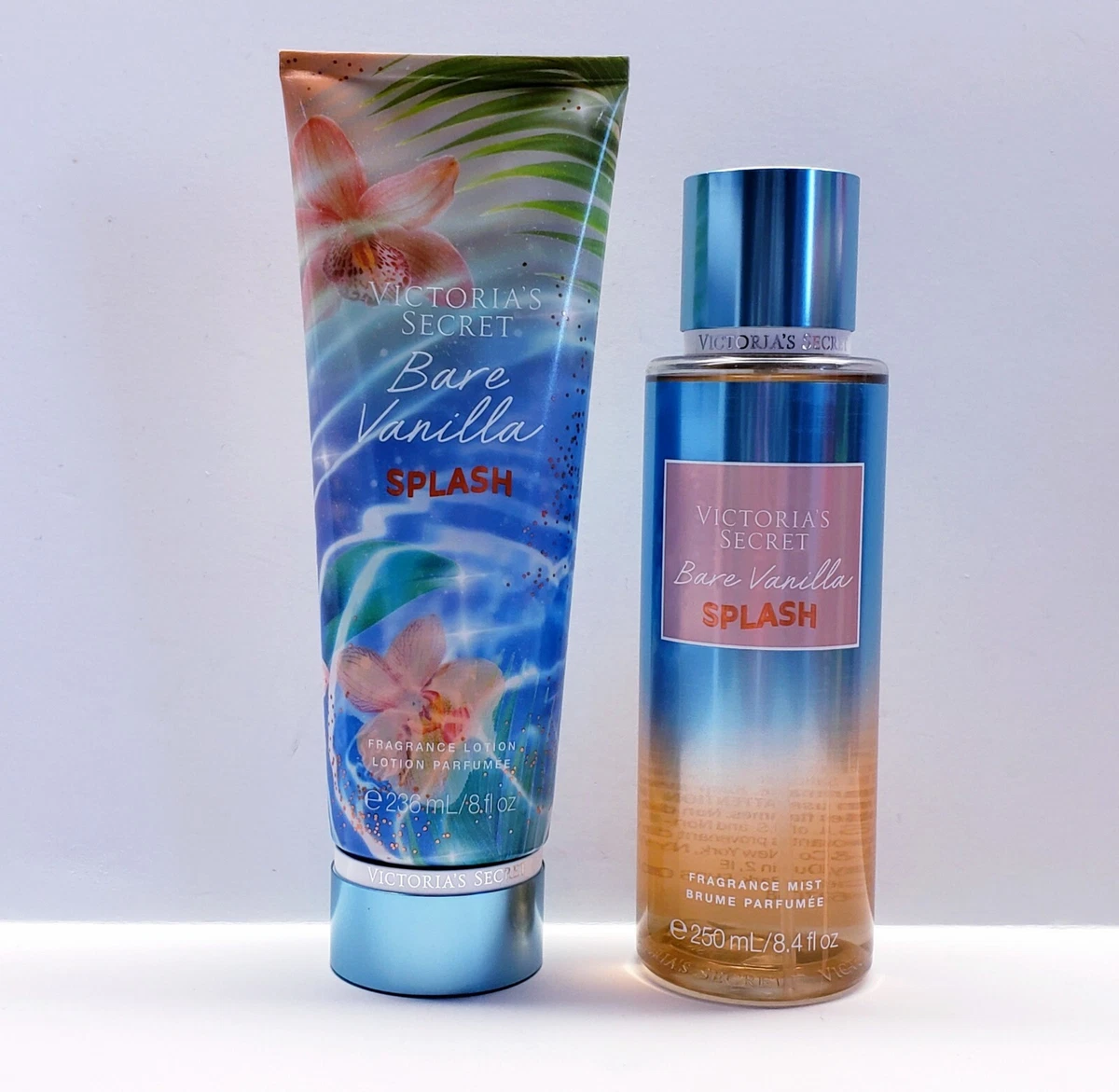 Victoria s Secret BARE VANILLA SPLASH Fragrance Lotion and Fragrance Mist