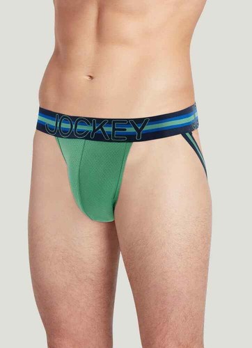 New Jockey Men's Sport Stability Pouch Microfiber Jock Strap Large