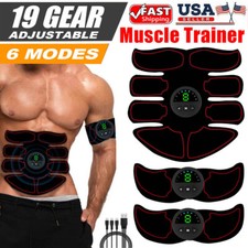 EMS Abdominal Muscle Toning Trainer ABS Stimulator Toner Fitness Binder Gym Belt