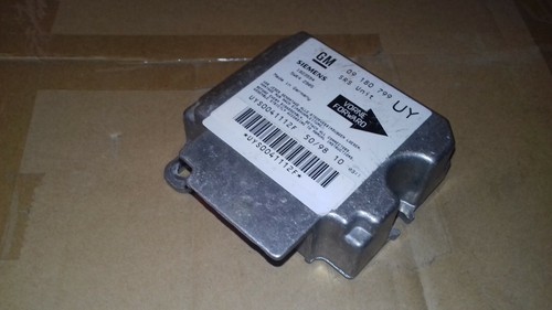 Opel Astra G Airbagsteuergerät Airbag GM 09180799 UY Siemens 1923594