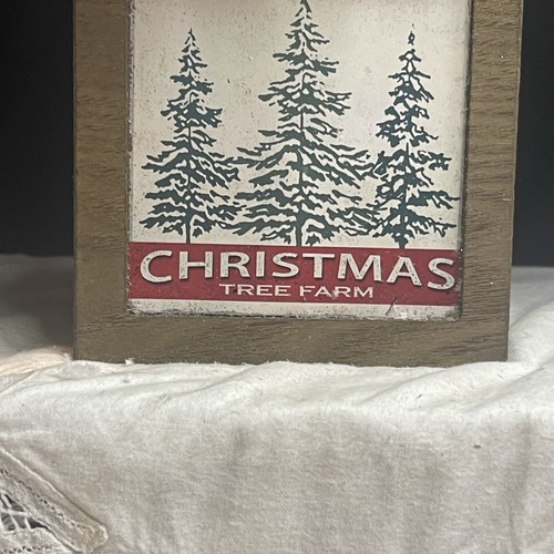 Christmas Flocked Xmas Tree 24 Inches Tall With Box Stand - Picture 3 of 8