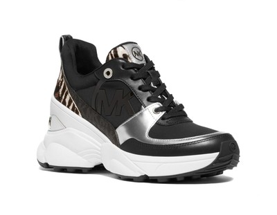 michael kors animal print trainers
