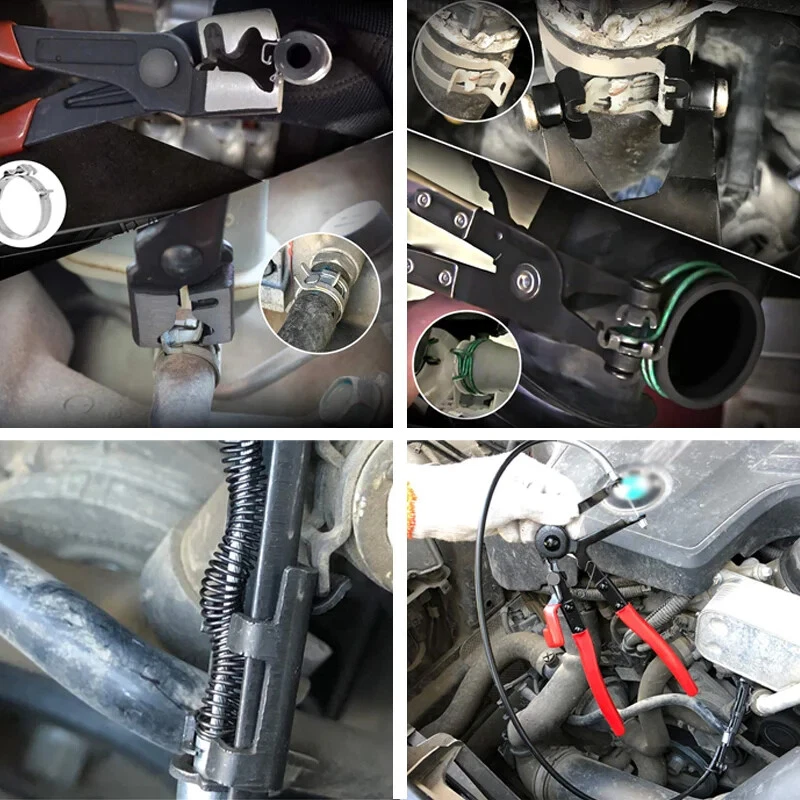 9 piezas Alicates de anillo a presión de manguera General Motors herramienta herramienta de extracción de abrazadera de cable flexible Foto 3 de 4