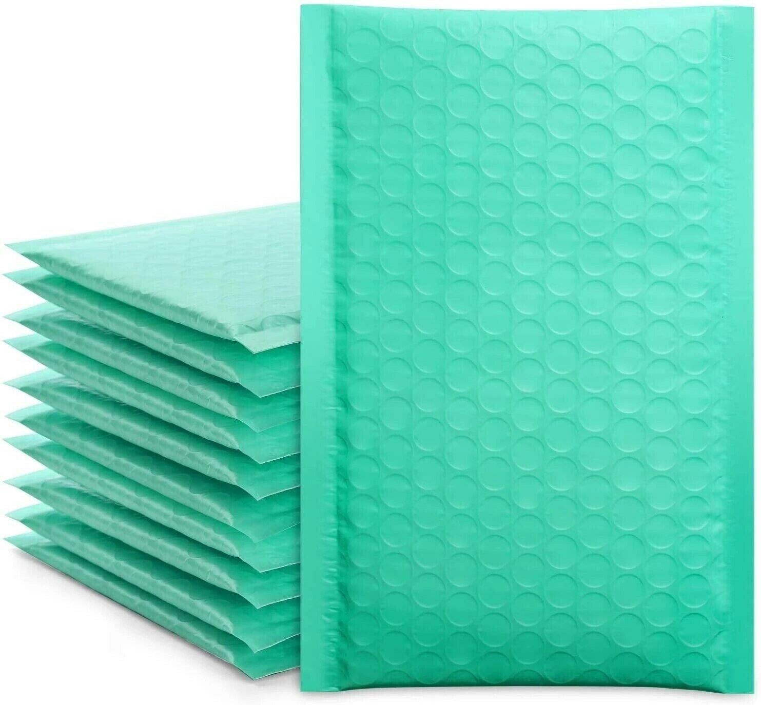 Teal Poly Bubble Mailers Padded Shipping Envelopes for Safe Mailing-image