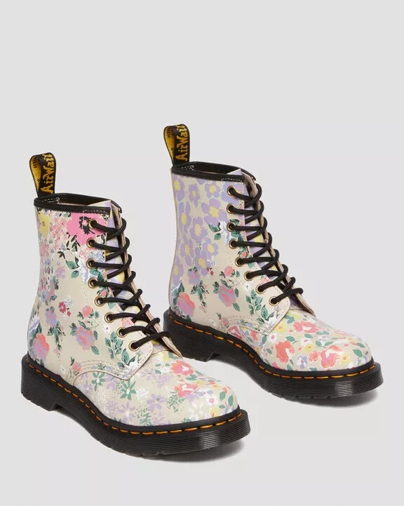 Dr Doc Martens 1460 Flowers Lace Up Combat Boots size 37 EU NEW $180 image 4