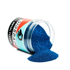 2oz Royal Flush 0.004 Blue Micro Metal Flake - Solvent Resistant Glitter