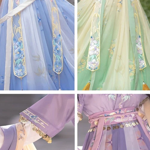 Cosplay Hanfu Dress Chinese Ancient Traditional Women Set Carnival Fairy Costume - Picture 14 of 20