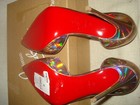 AUTH NEW WOMEN LOUBOUTIN IRIZA D'ORSAY 100 IRIDESCENT LEATHER PUMPS/HEELS US 9 — photo 6