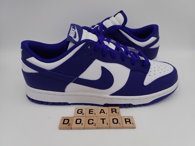 Nike Dunk Low Retro Shoes White Concord University Red DV0833-103