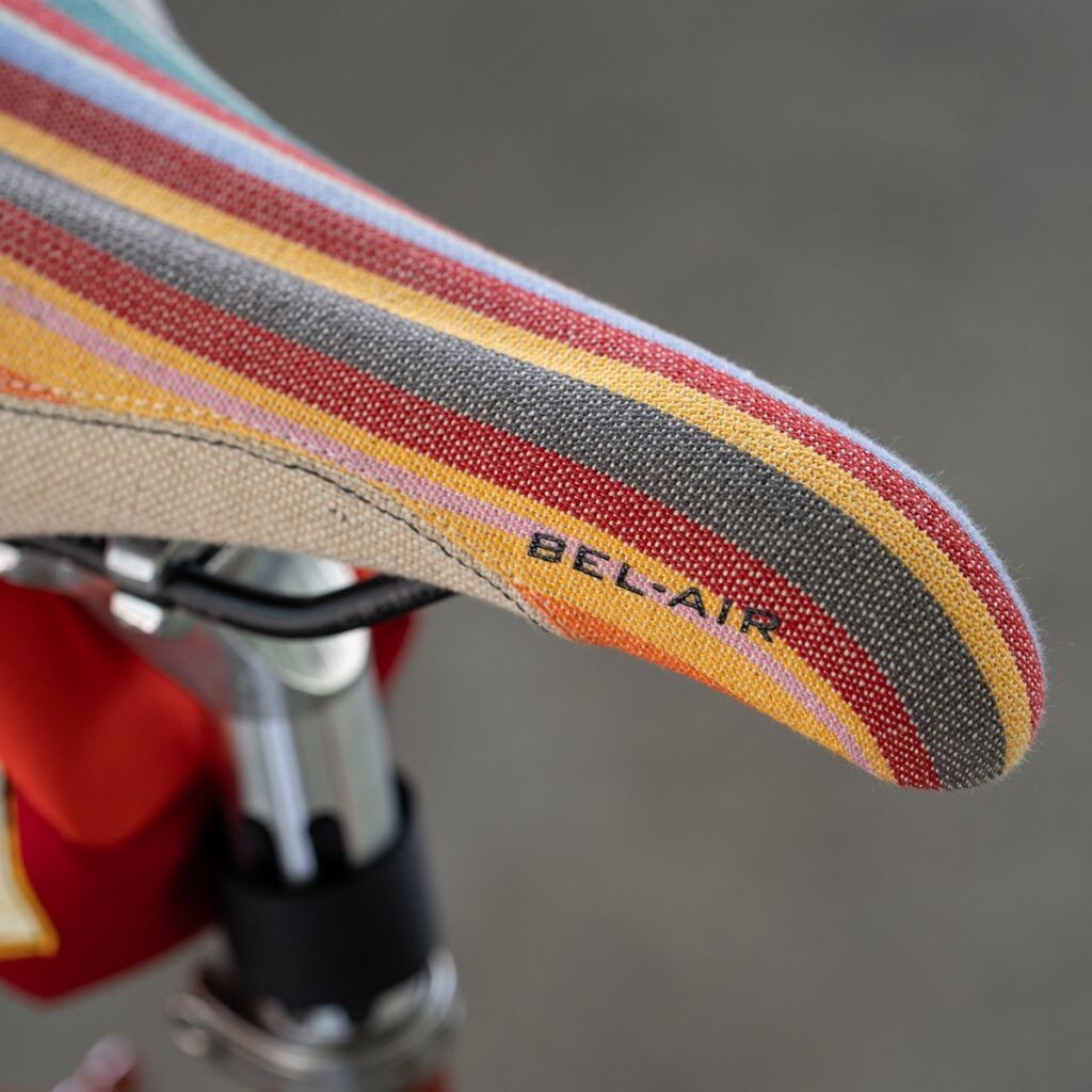 SDG BEL-AIR Bicycle Saddle BL Special (Stripe/Tan) 270mmx140mm