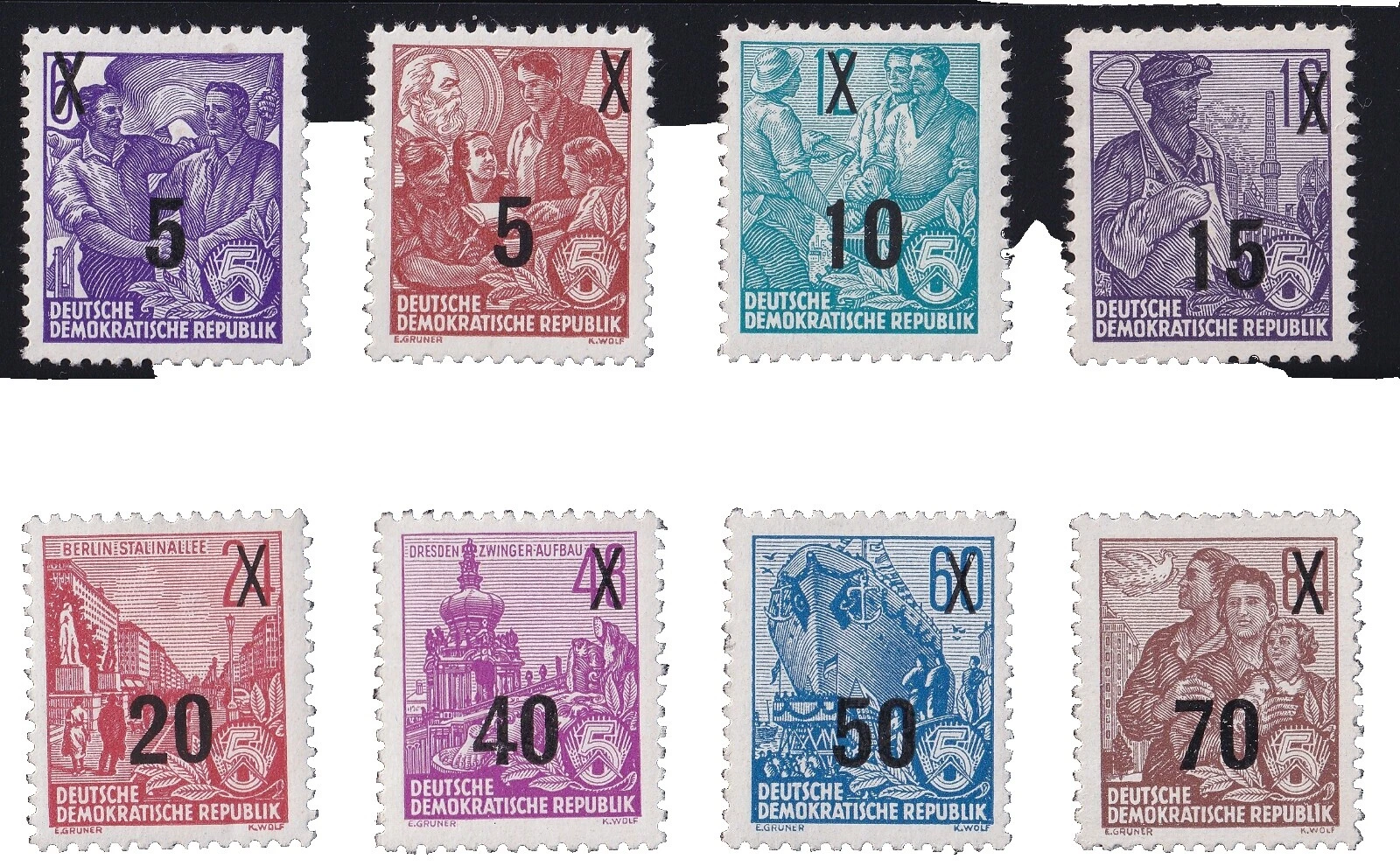 Sellos de Alemania no certificada