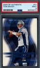 '04 SP AUTHENTIC TOM BRADY #51 PSA 9 MINT W/4, SHARP CORNERS. A '9' REALLY, PSA!