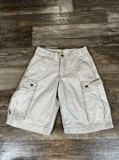 Vintage Carhartt Cargo Shorts Mens 28 Tan Carpenter Work Canvas B147 Y2k