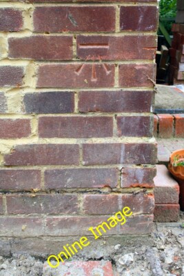 Foto 6x4 Benchmark auf #87 St Saviour's Road Reading Ordnance Survey Schnitt c2014