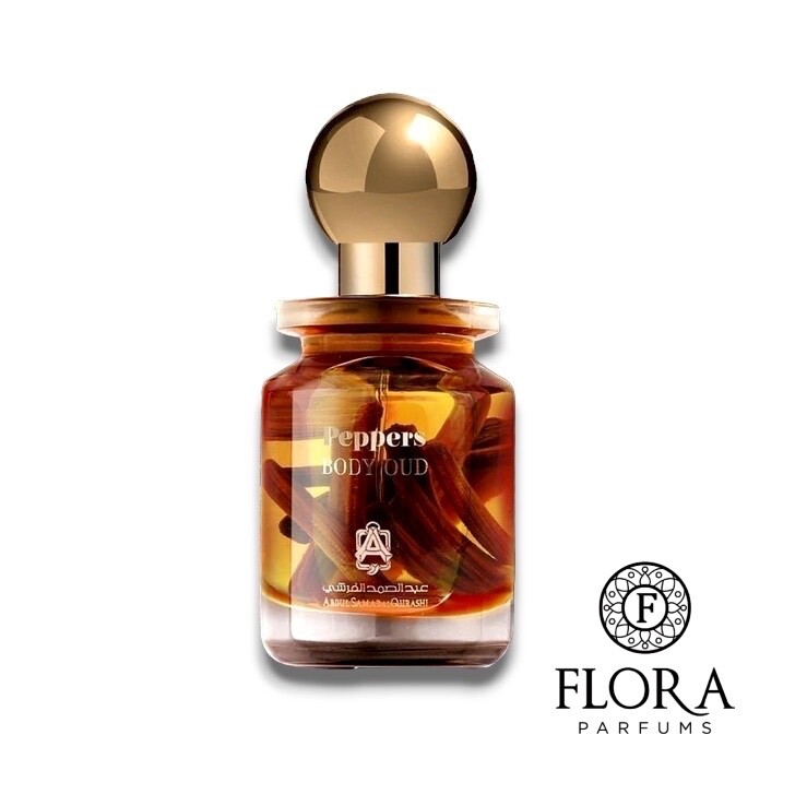 Huile de parfum mixte Peppers Body Oud pour vos soirées habillées 30ml