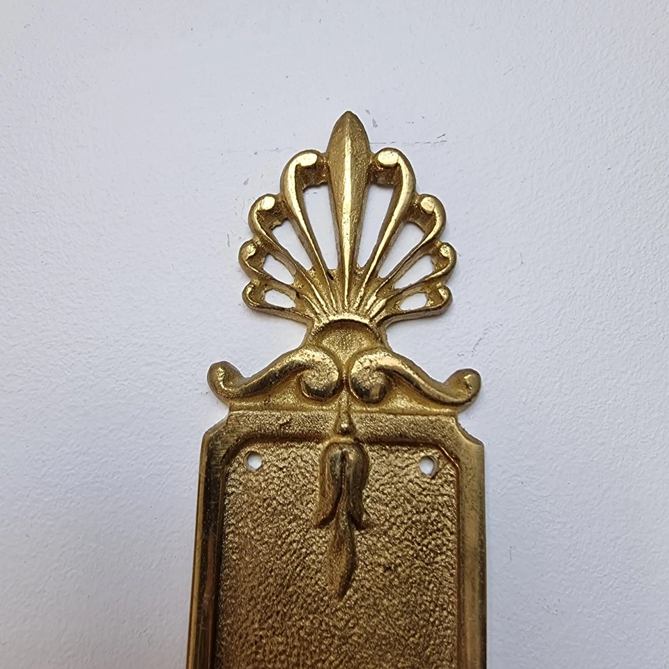 Plaque de Propreté Dorée Style Art Nouveau - Marquée 8697 SS - Photo 3/4