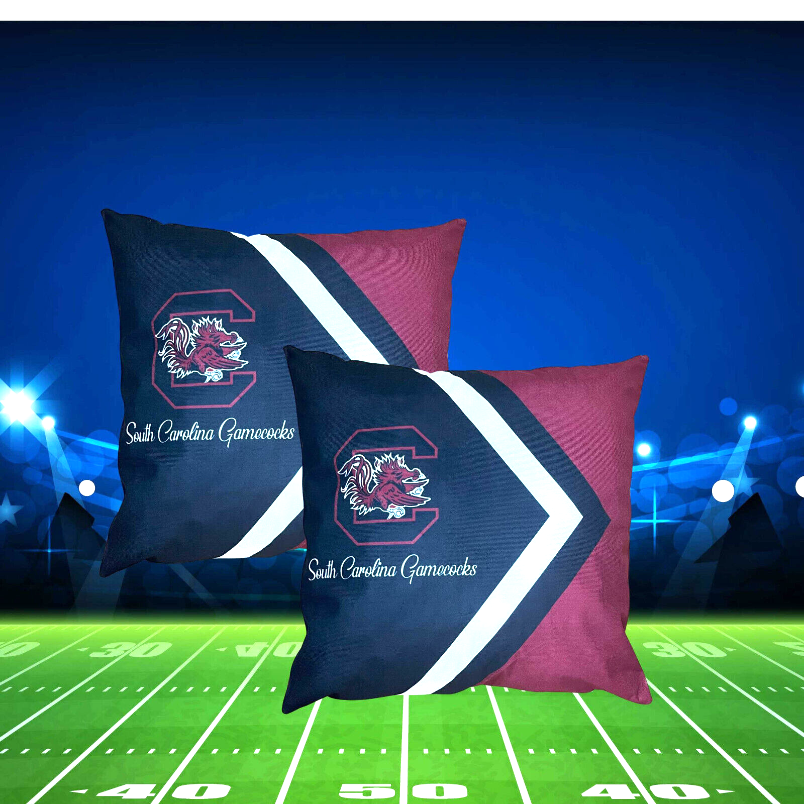 South Carolina Gamecocks 18x18 Pillow Covers Set of 2 for NCAA Fans
