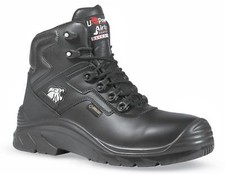 U-Power Drop GTX Black Lace Up Safety Leather Work Gore-Tex Toecap Boots