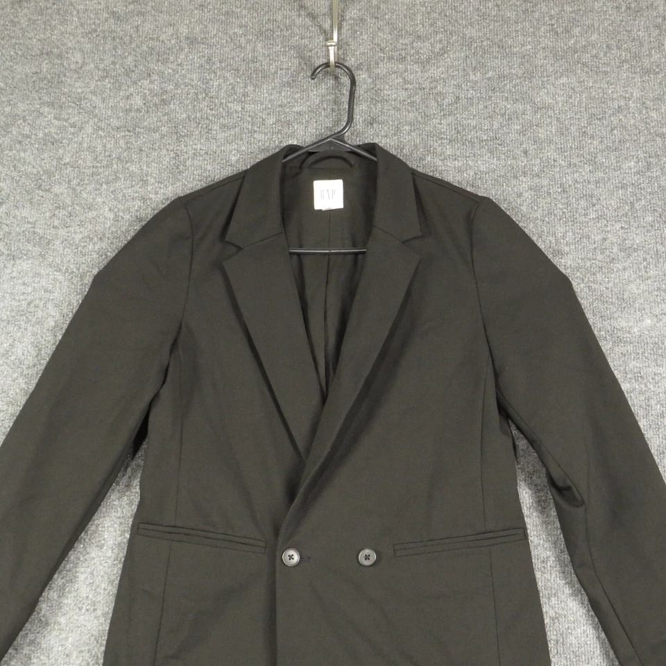 Blazer Gap para mujer 6 espalda manga larga cuello en V abotonado con bolsillos Foto 2 de 4