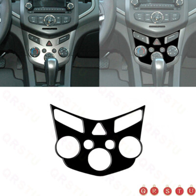 For Chevrolet Sonic 2012-2016 Gloss Black Climate Control Panel Cover Trim