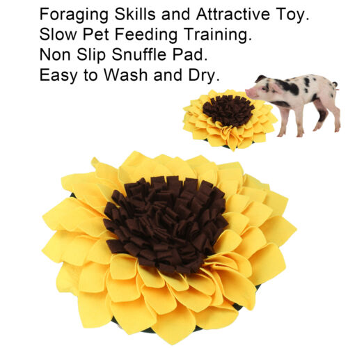 Dog Snuffle Mat Nosework Sniffing Bowl Lanyard Design For IQ Training For Pets - Picture 15 of 22