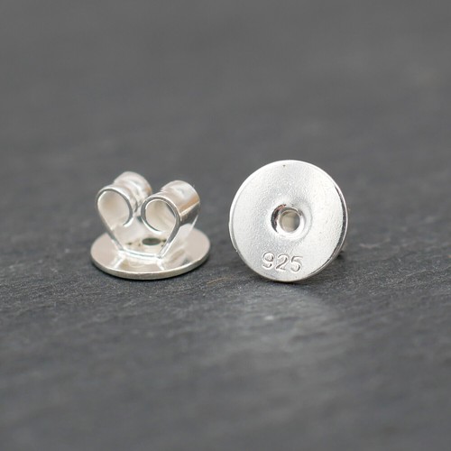 Schmetterling Ohrring Rückseiten 6mm Scheibe Sterling Silber Ohrstecker Muttern Stopper A4396-6mm - Bild 6 von 10
