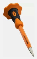 Finder 12-Inch Heavy Duty Pointed Chisels With Hand Protection, Pointed/Spear