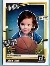 2024 Panini Caitlin Clark Collection Donruss Highlights #H1 Iowa-Fever RC