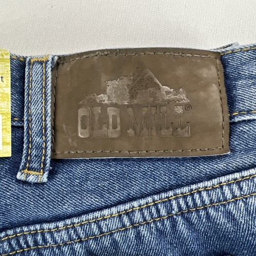 Old Mill Fleece Lined Jeans Men’s Size 38x34 Classic Blue Denim Warm Winter Wear - 第 7/16 張圖片